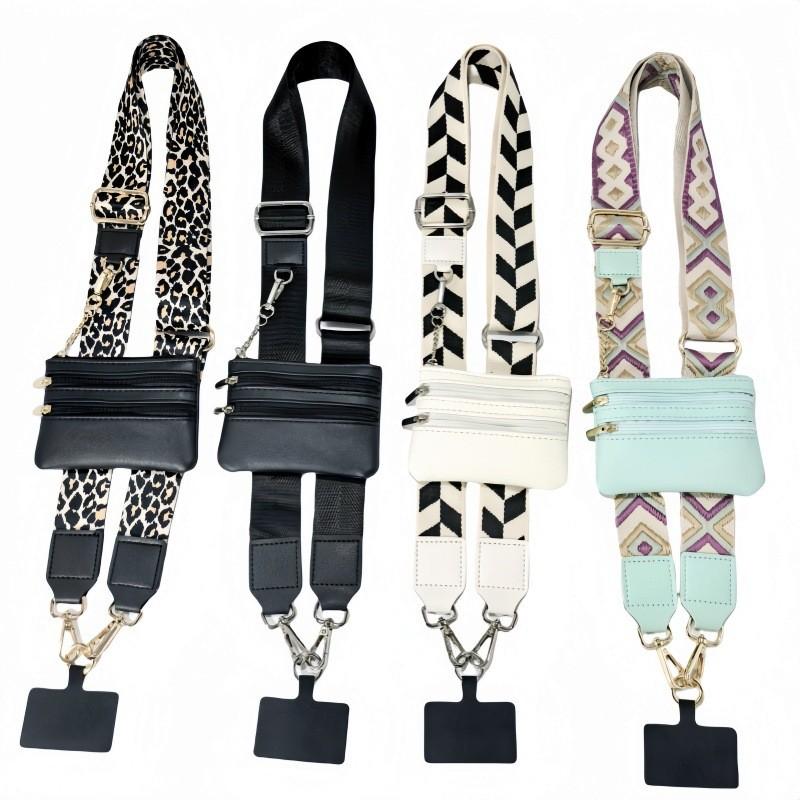 Adjustable Universal Detachable Polyester Phone Lanyard/Neck Strap Mobile Phone Strap Charm for Promotional Gift Sports&Polyester