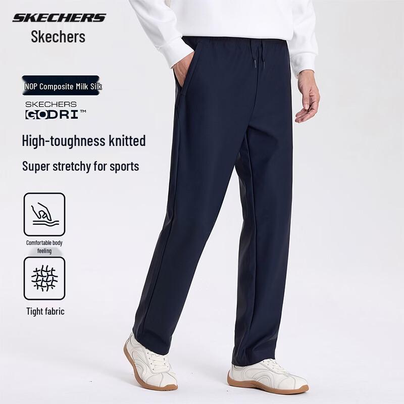 Skechers Men's Casual Comfort Breathable Straight Leg Pants