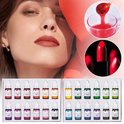 Lippenstift Lipkleur Plant Natuurlijk Pigment Cake Zeep Voedsel Pigment Kleurstof Set,120ML