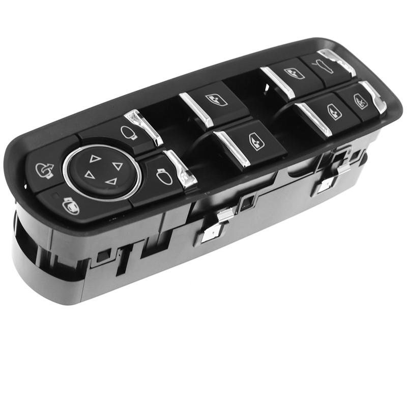 Car Window Control Switch Panel Driver Side Button with Child Lock For Porsche Panamera Cayenne Macan 7PP959858MDML / RDML/ CDML
