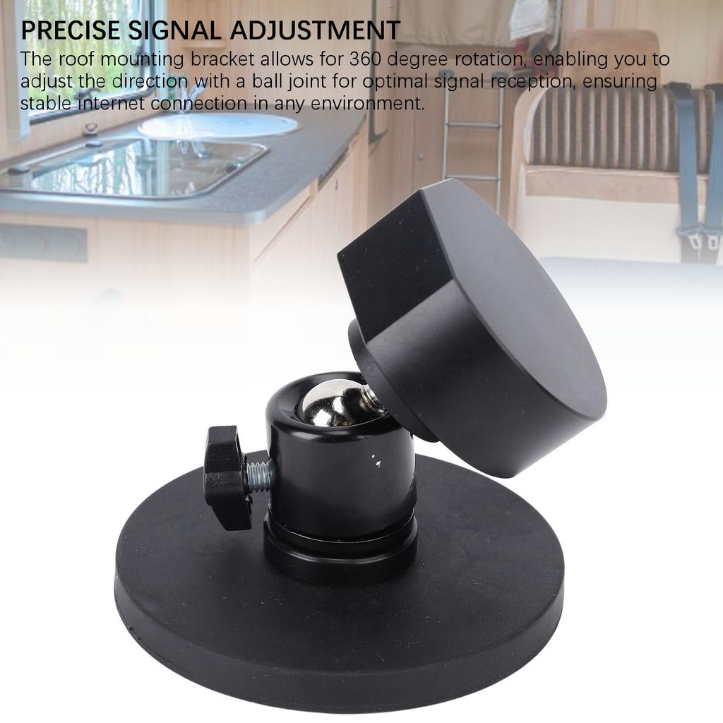 for Mini Magnetic Roof Mount 66LB Strong Suction Adjustable Angle Adaptive Easy Installation for RVs Boats Yachts Trucks