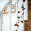 2m 20led Christmas Lights LED Light String Pine Needle Pinecone Copper Wire Light Christmas Bell Dec