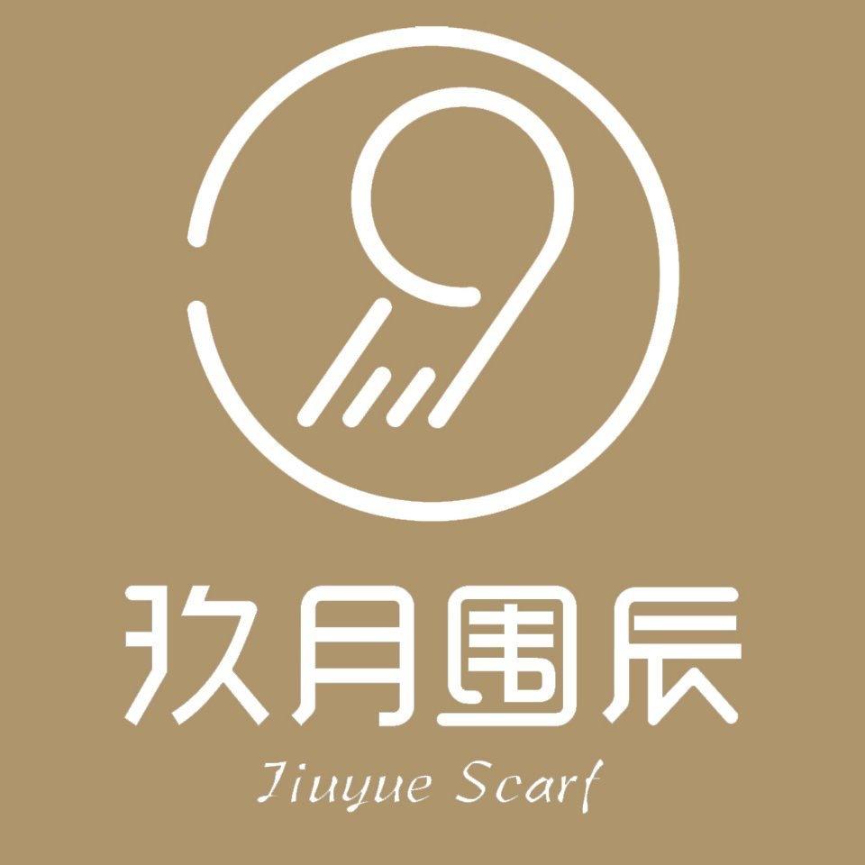 Personalized Hand-painted Cotton Scarf Women's Short Beard Gradual Change Color Travel Shawl Yunnan Dali Blue and White Tie-dyed Silk Scarf