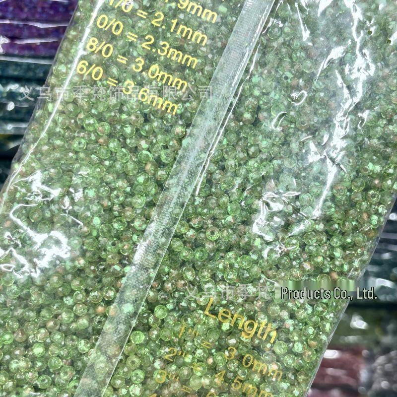 4mm Picasso Flat Crystal Beads for DIY Beading & Embroidery