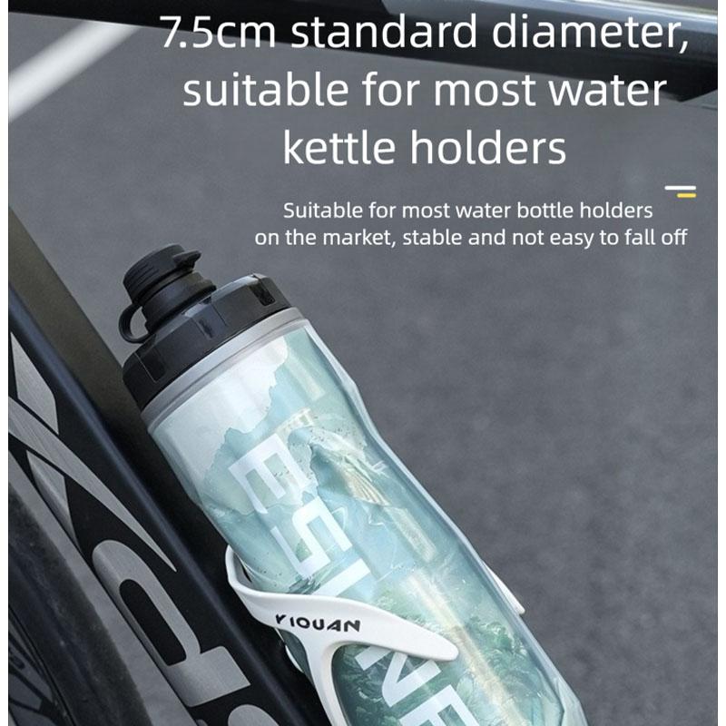 610ML Chinese Style Insulated Bicycle Water Bottle Hot Cold Retention Leakproof Cup for Mountain Road Bike Outdoor Cycling Gear 1
