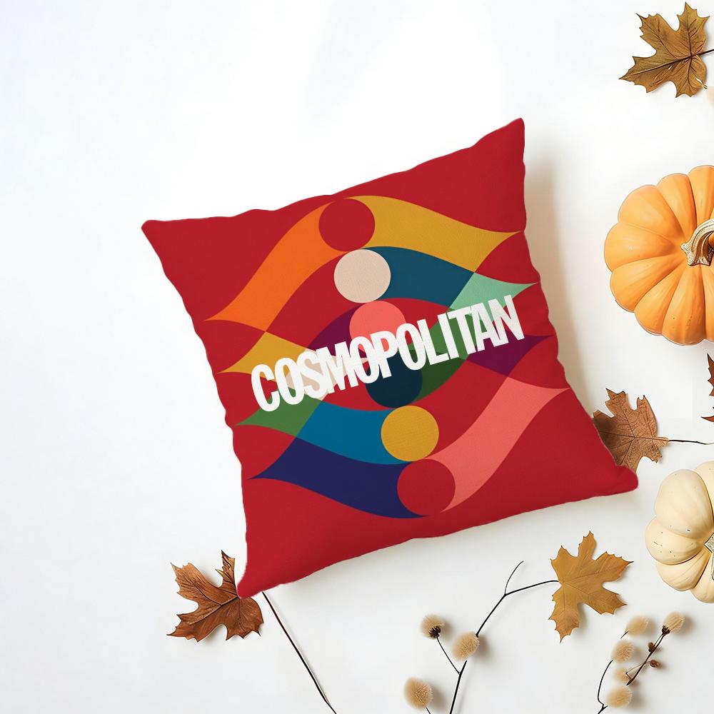 Cosmopolitanes Cushion Cover Iceland Washable Linen Soft  for Daily Sofa Bed Home Room Decor