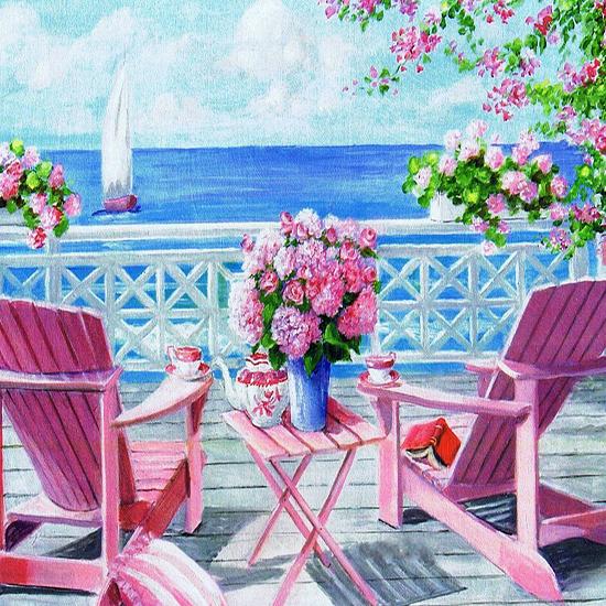 RUOPOTY Painting By Number Flower Drawing Canvas Acrylic Handpainted Pictures By Number Wall Art For Adults Home Decoration