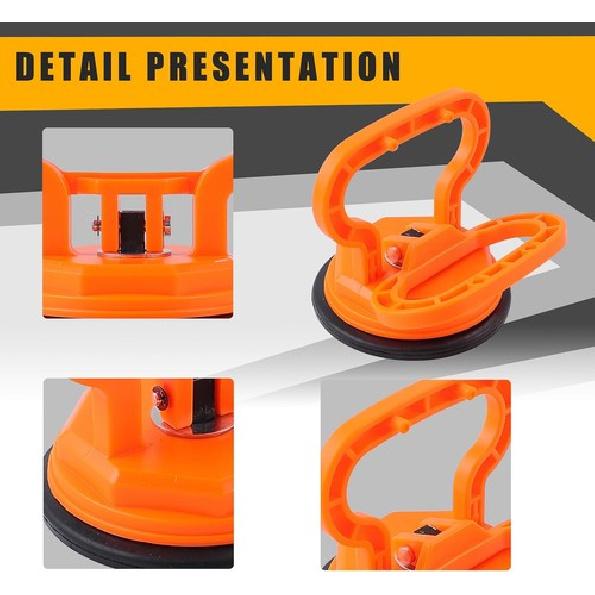 Glass Suction Cup Lifter Heavy Duty Tile Marble Suction Cup Orange-Medium