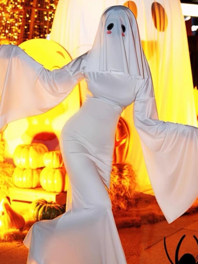 Ghost Girl Cosplay Costume Set Loween Sexy Transformation Ghost Princ Women's Tight Skirt Suit Two-Way Wear In Sto