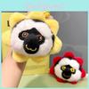 Adorable Original Plush White Faced Monkey Keychain Creative Cartoon Animal Gift