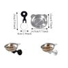 Height Adjustable Magnetic Cat Bowl Space Saving Cat Food Bowl Cervical Spine Bowl  Pet Feeding