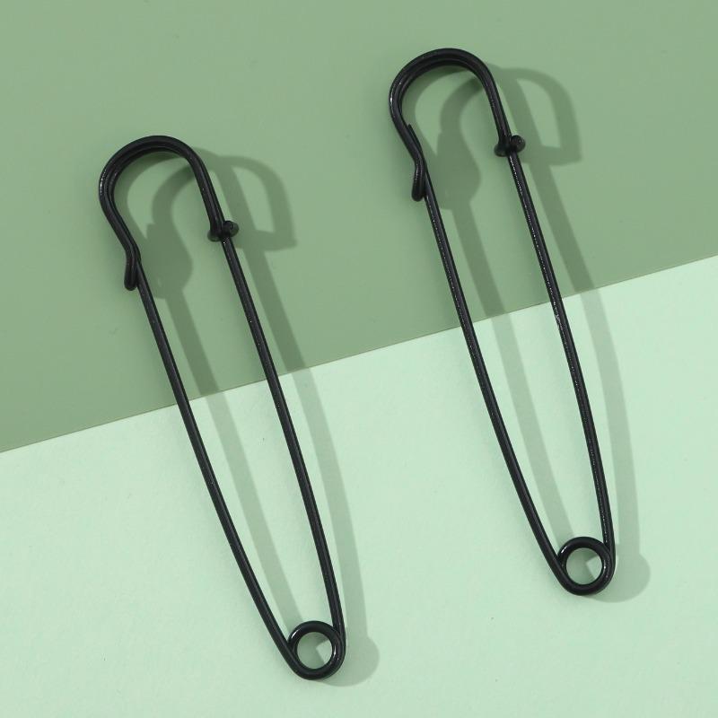 Colorful DIY Brooch Decoration: 75mm Safety Fixing Pin for Clothes