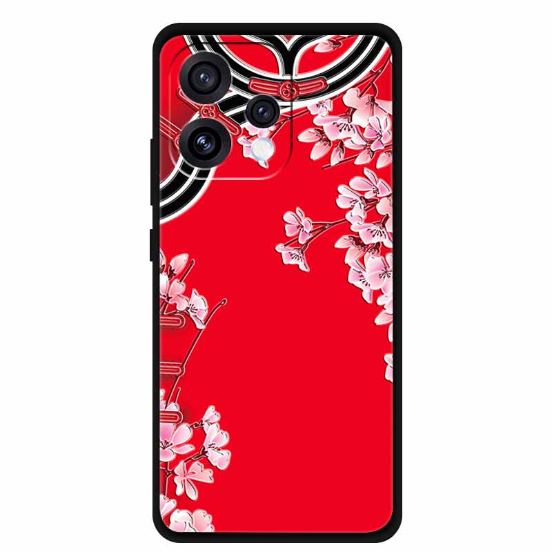 3D Emboss Case For Oppo Reno15 5G Phone Case Reno 15 Coque Flowers Silicone Soft Back Cover For Oppo Reno 15C 5G 2025 Case Funda
