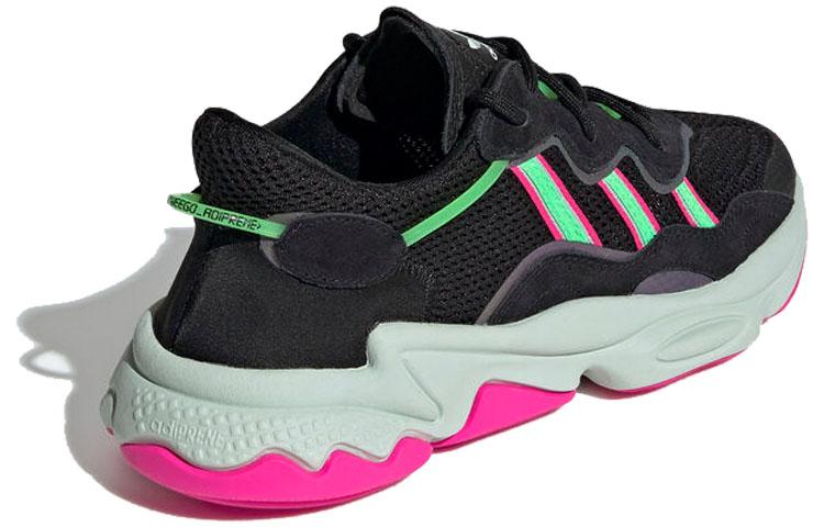 Adidas Wmns Ozweego 'Black Shock Lime Pink' Women's EE5714