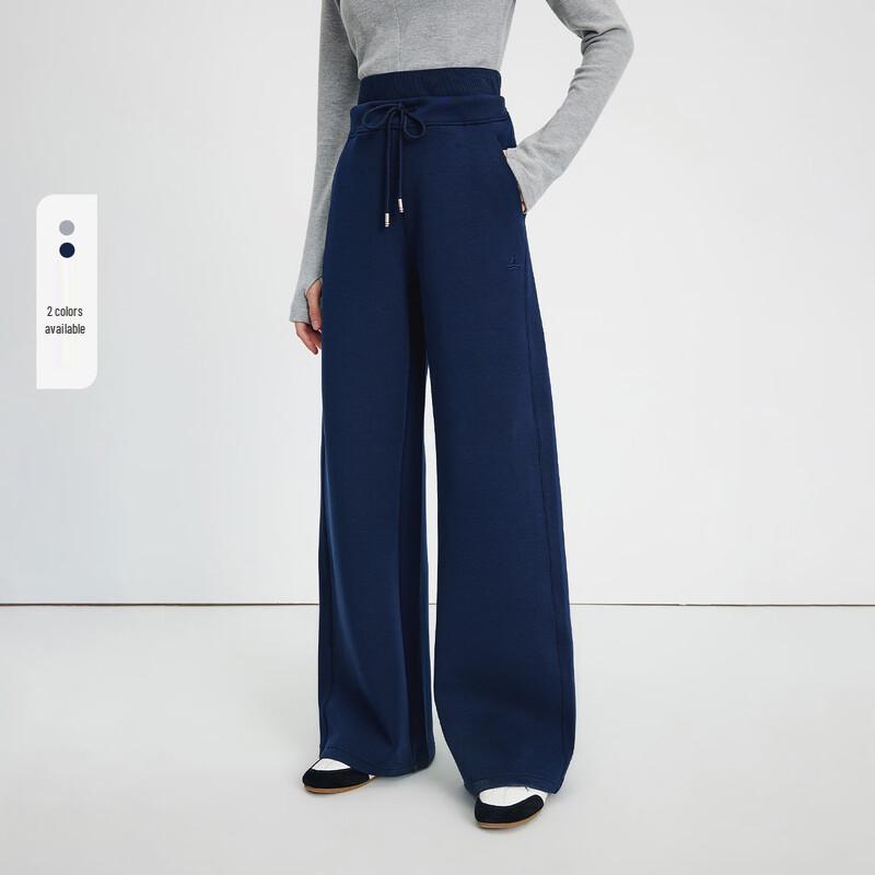 Navigare Women's High-Waist Casual Wide-Leg Straight Pants