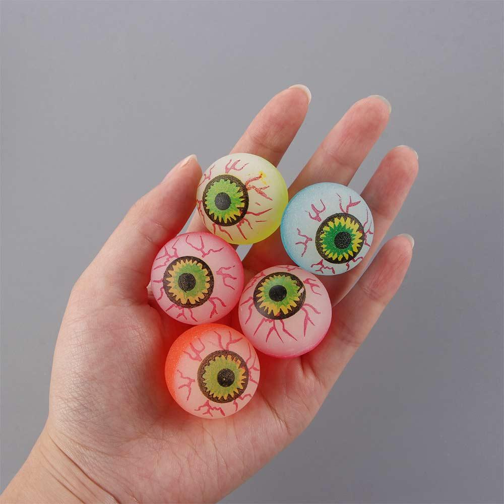 Toy Balls Bath Toys Halloween Bouncy Balls Scary Eye Balls Halloween Party Supplies Jumping Balls