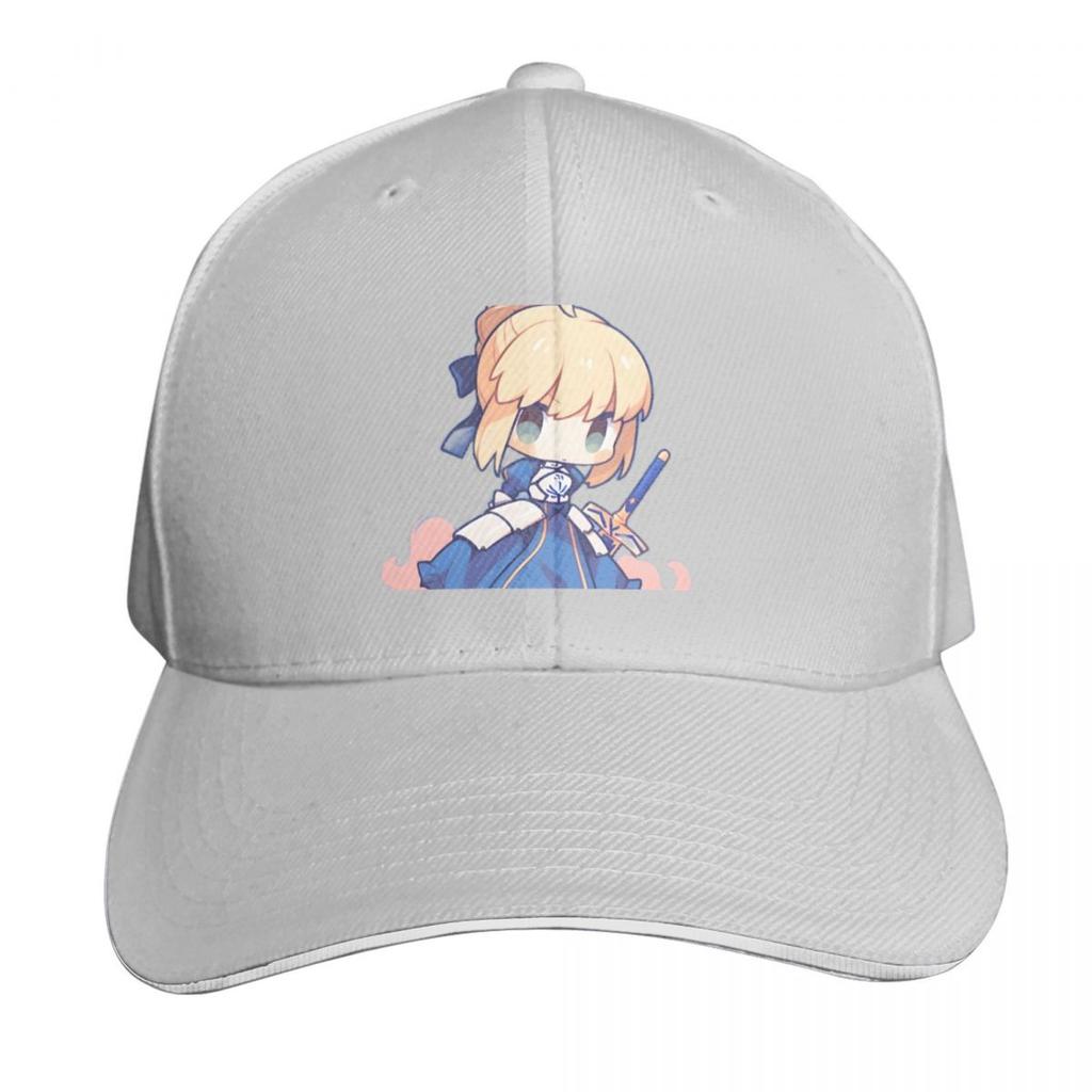 Saber FT Cute Anime Girl Chibi Style Baseball Cap Thermal Visor Beach Outing hats on offer party Hat Women Caps Unisexs