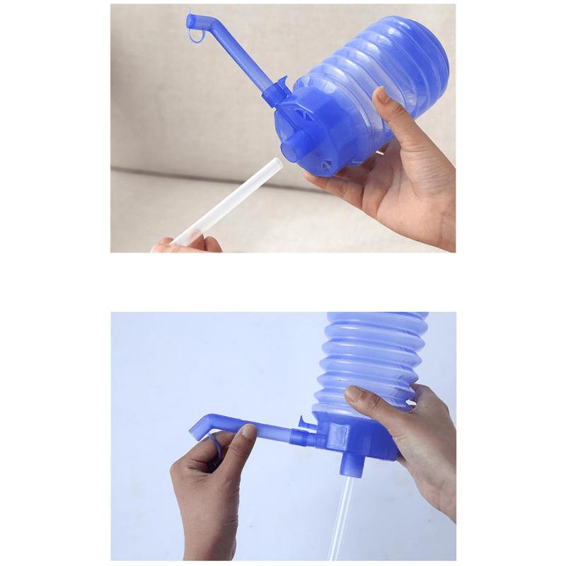 New Clean and Sanitary Portable Bottled Drinking Water Hand Press Removable Tube Innovative Vacuum Action Manual Pump Dispenser