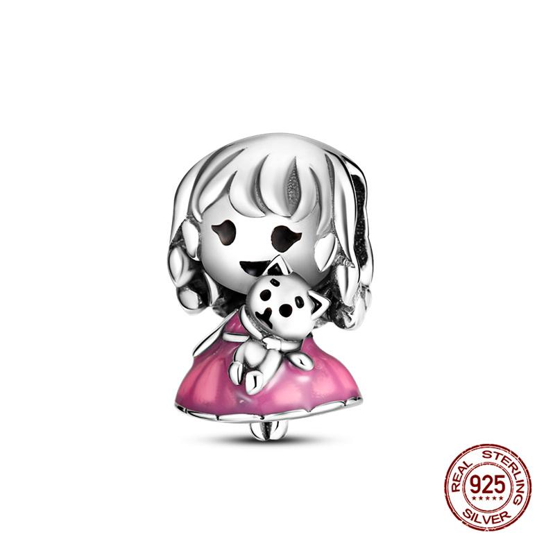 Authentic Original Charm Bead Component Copper Metal Characters & Capybara Charm Bead Component Bead Components Compatible With 3mm Authentic