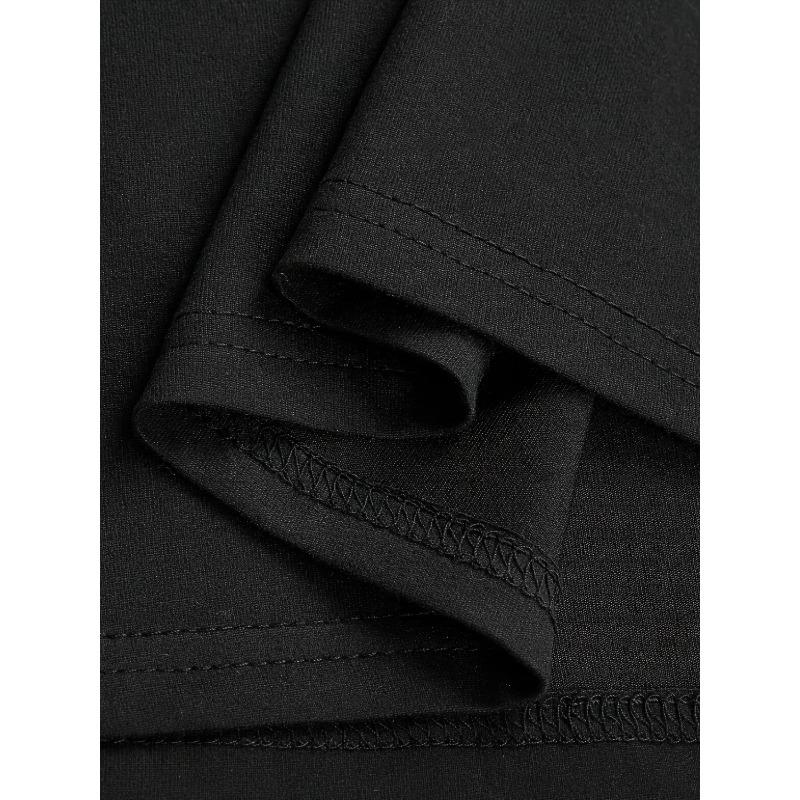 European Size Printed Pajama T-shirt, Cute Cartoon Dog Print T-shirt, Round Neck Short Sleeve Women's Top