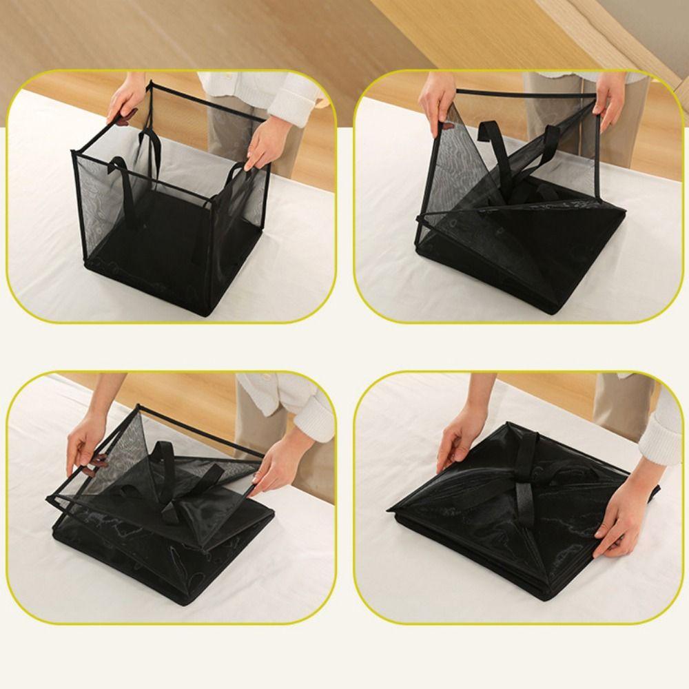 Single/Double Layer Foldable Laundry Bag Square Sundries Toys Storage Bag  For Bathroom