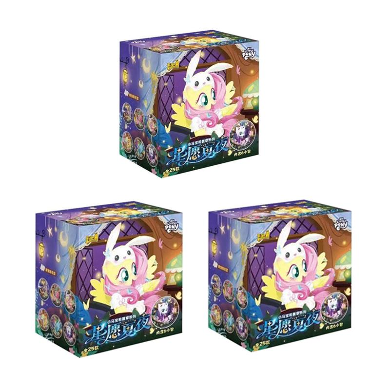 Original KAYOU My Little Pony Twilight Sparkling Series Badge Blind Box Anime Character Doll Decoration Collect Toys