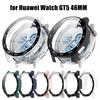 Priekš Huawei Watch GT5 46mm PC + Rūdīta stikla korpuss Pilnībā nosedzošs ekrāna aizsargs Buferis priekš Huawei Watch GT 5 46 MM Vāciņš