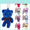 Super Soft Short Plush Teddy Bear Keyring Doll Toy