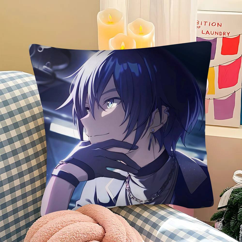1pc KAITO Pillow Case Fashion Square Pillowcase Bedroom Sofa Room Ins Decoration Leisure