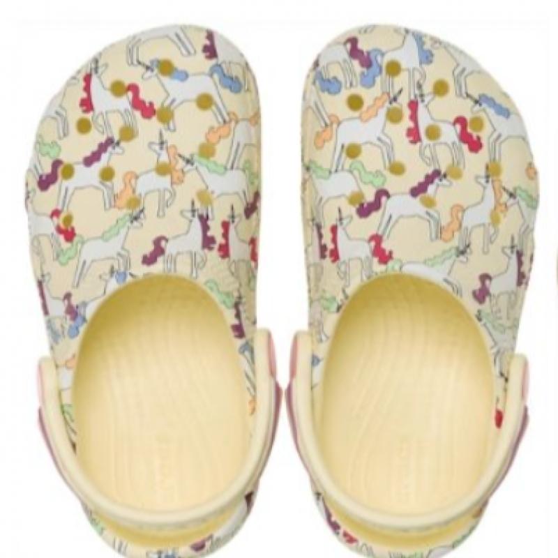 Crocs Classic Unicorn Graphic Clog Toddler 212515 7cj