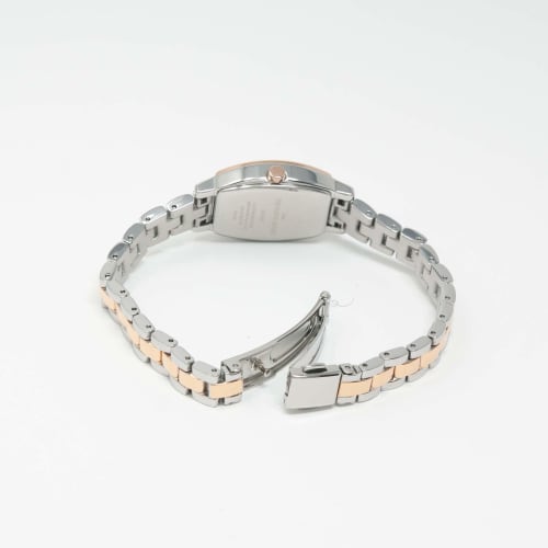 THE CLOCK HOUSE Women's Solar Watch, Business Casual, LBC1007-WH3A