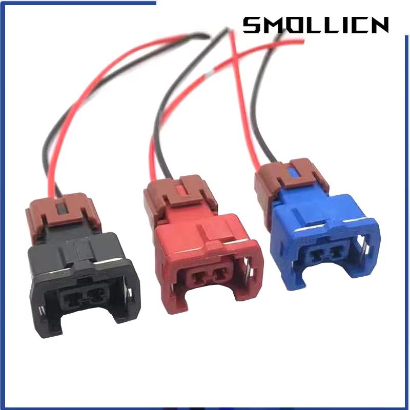 2 Pin AMP Waterproof Automotive Wire Harness Knock Sensor Plug For Nissan MMC 4G91 4G92 4G93 Fuel Injector PB185-02326 1 set