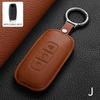 Leather Car Key Case Cover Shell For Nissan Teana Qashqai X-Trail Kicks Tiida Car Remote Key Shell Protecter Keyring Accessories