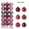 4CM Christmas Decoration Christmas Balls Hanging Xmas Tree Pendant for Home Party Decor 2025 New Year Navidad Gifts Ornaments