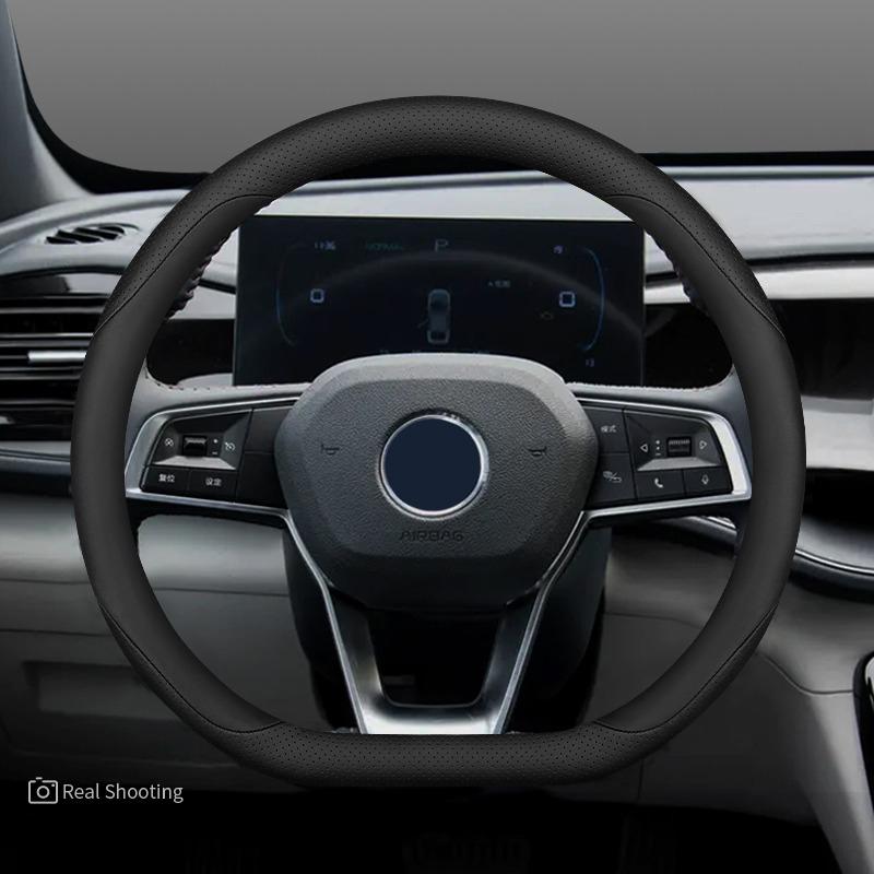 

Auto Car Steering Wheel Cover Wrap For BYD Qin Plus Dmi EV 2026 2026 2026 2026 Ultra Thin Anti-slip Sweat Proof Steering-Wheel