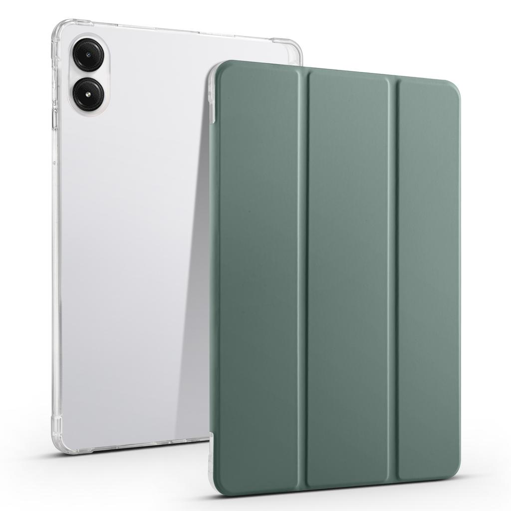 For Xiaomi Redmi Pad Pro/Redmi Pad Pro 5G/Poco Pad Case with Pen Slot Tri-Fold Stand Leather Tablet Cover Auto Wake/Sleep