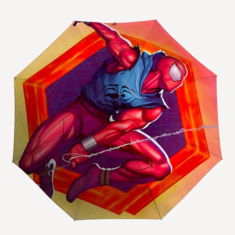 

1pc Spider-Man Automatic Folding Umbrella, 8 Ribs for All-Season Use, Portable for Travel & Outdoor Activities 024