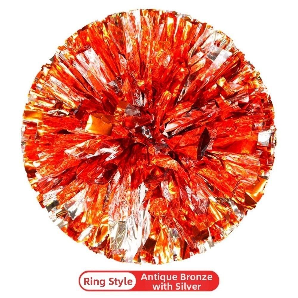 25cm Kids Game Pom Poms PET Come On Props Cheap Practical Cheerleading Multicolors Sports Match Vocal Ball Club Supplies