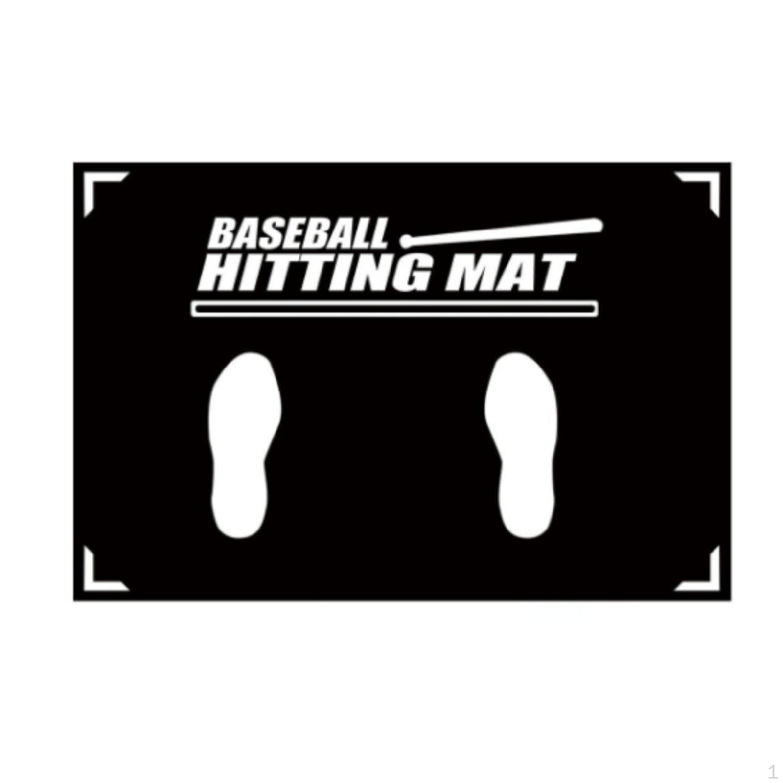 Batting Stance Posture Correction Baseball Mat Rubber Material Hitting for