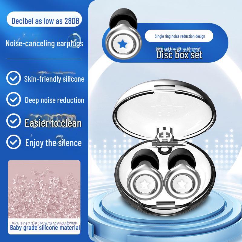 Bouchons d'oreille en silicone anti-bruit: Étanche, Insonorisé, Idéal pour les dortoirs, le travail, les ateliers et le ronflement