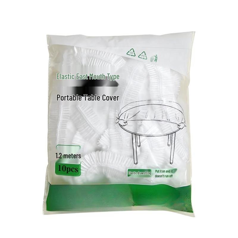 

ZISIZ Disposable Thickened Table Cover with Drawstring