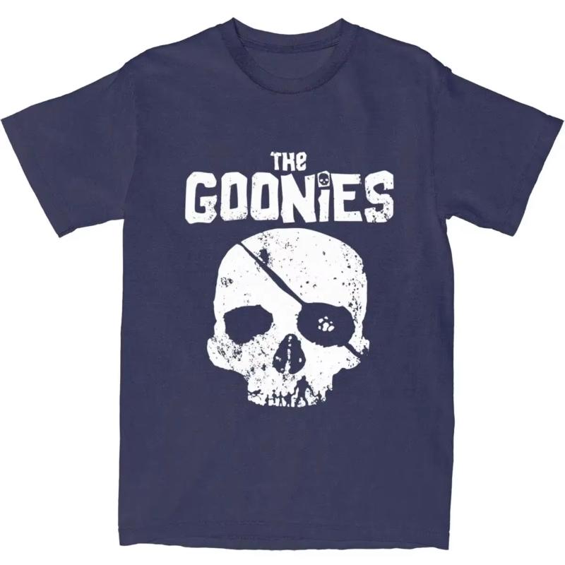 New The Goonies Skull Logo Men Women T Shirts Merchandise Fashion Tee Shirt T-Shirts 100% Cotton Graphic Printing Clothes