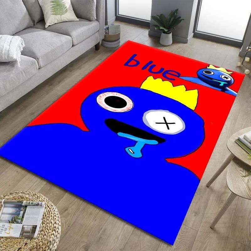 

Horror Game R-Rainbow Friends Cartoon Килимок, килимок для дому, вітальні, спальні, дивана, килимок, дитячий нековзний килимок 60cm x 90cm