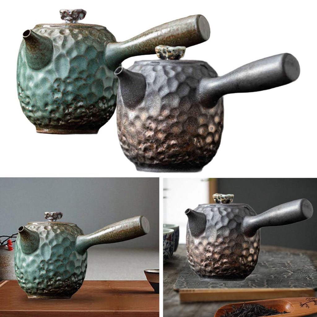 Kung Fu Tea Set with Tea Filter Ceramic Milk Jug Housewarming Gifts Tea Infuser for Office Travel Kitchen Indoor Outdoor Picnic