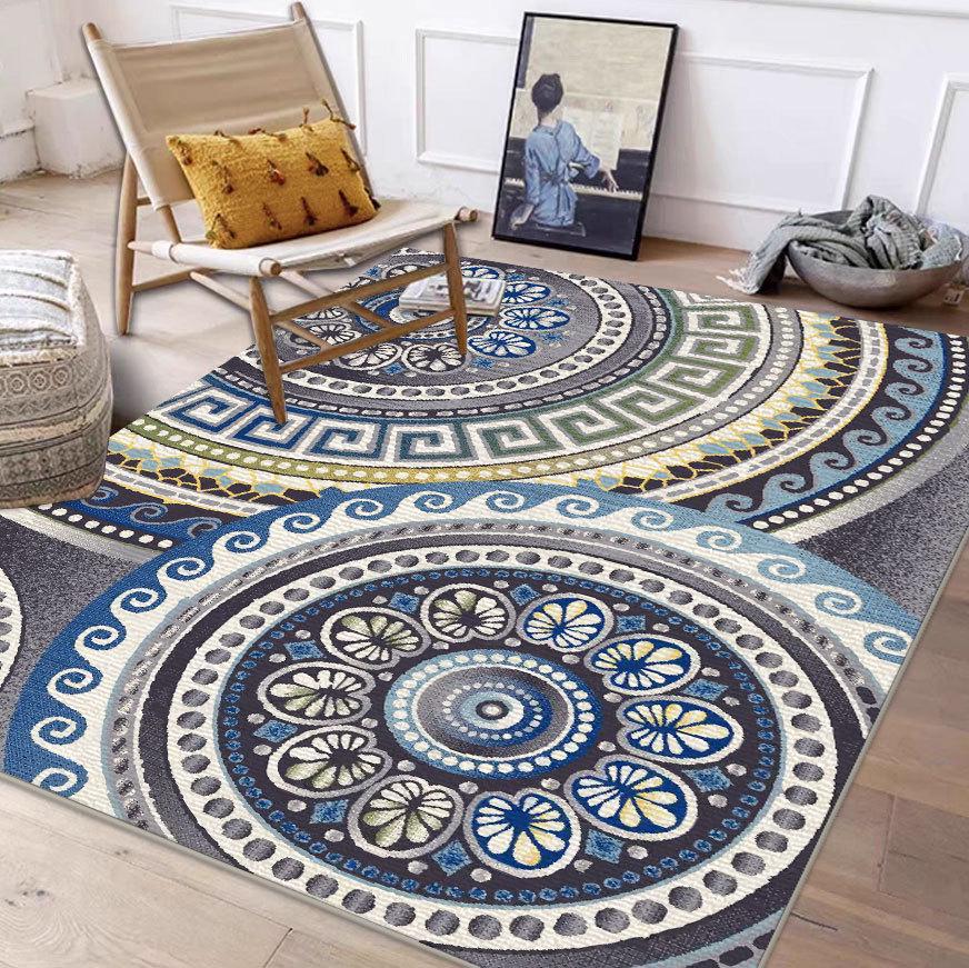 Moroccan Style Carpet for Living Room, Bedroom, Coffee Table, or Bedside Tatami Mat