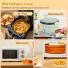 [Oil-Proof | Non-Stick] 55pcs/110pcs Oil-Proof Non-Stick Disposable Paper Pad for Air Fryer | Baking, Frying, Microwaving And Cooking | Easter