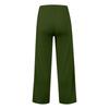 Women's Casual Fashion Solid Color Elastic Waist Drawstring Workwear Wide Leg Pants With Pockets