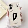 For Samsung Galaxy S25 Edge Case Cover Simple Fashion Letters Luxury Crown Flowers Painted Silicone Phone Case S937U S937B S9370