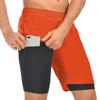 Men Running Shorts Jogging Gym Fitness Training Quick Dry 2 In 1 Beach Short Pants Male Summer Sports Workout Bottoms Clothing