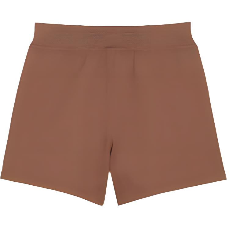 Puma Flared Shorts Solid Color Small Logo Elastic Waist Mid Rise Outdoor Casual Shorts Women shorts Brown 627876-82